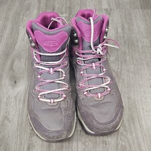 KEEN Women's Pink and Gray Athletic Shoes
